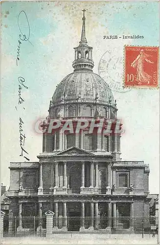 Cartes postales Paris Invalides