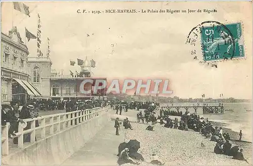 Ansichtskarte AK Nice Havrais le palais des Regates un jour de regates