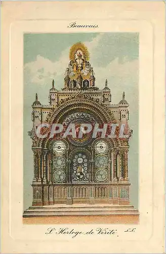 Cartes postales Beauvais l'horloge de Verite