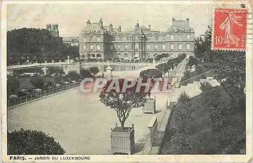 Cartes postales Paris jardin du Luxembourg