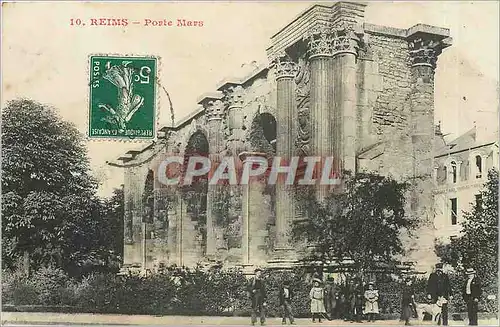 Cartes postales Reims porte Mars