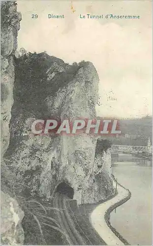 Cartes postales Dinant le tunnel d'Anseremme