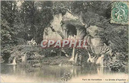 Ansichtskarte AK Parc de Versailles la grotte d'Apollon