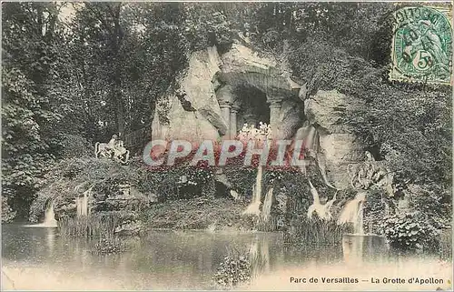 Cartes postales Parc de Versailles la grotte d'Apollon