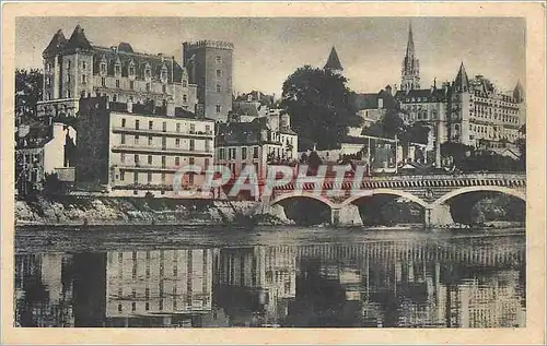 Cartes postales Pau panorama et pont de Jurancon