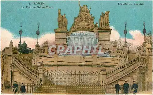 Ansichtskarte AK Rouen la fontaine Sainte Marie