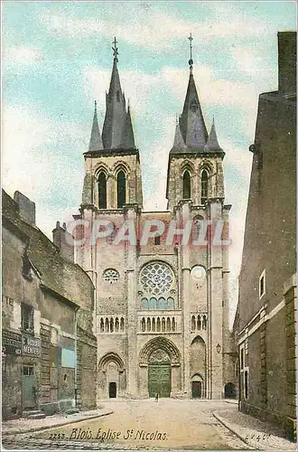 Cartes postales Blois Eglise St Nicolas