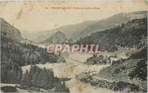 Cartes postales Rochetaillee vallee du Gouffre d'Enfer