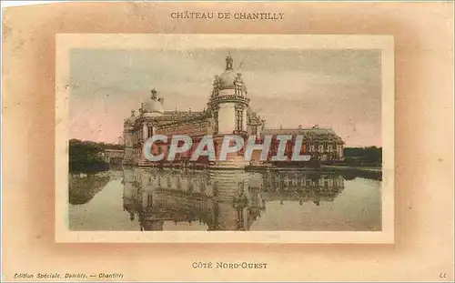 Ansichtskarte AK Chateau de Chantilly cote nord ouest