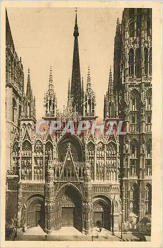 Cartes postales La Douce France Rouen facade principale de la Cathedrale