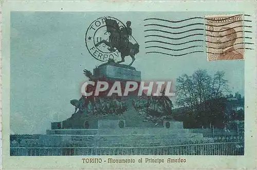 Cartes postales Torino Monumento al principe Amedeo