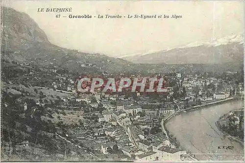 Ansichtskarte AK Le Dauphine Grenoble la Tronche le St Eynard et les Alpes