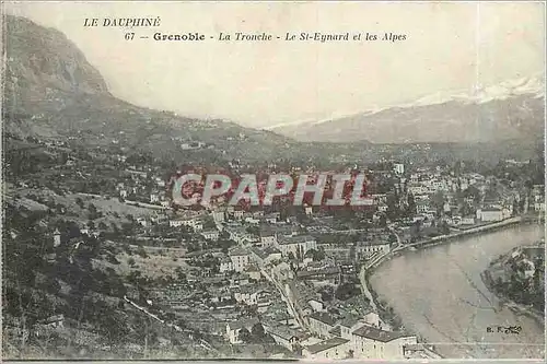 Cartes postales Le Dauphine Grenoble la Tronche le St Eynard et les Alpes