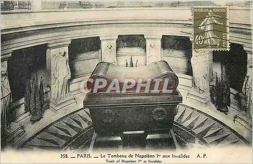 Ansichtskarte AK Paris Le Tombeau de Napoleon Ier aux Invalides