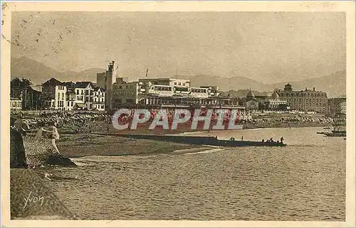 Cartes postales La Douce France Cote Basque St Jean de Luz Basses Pyrenees la plage et le casino