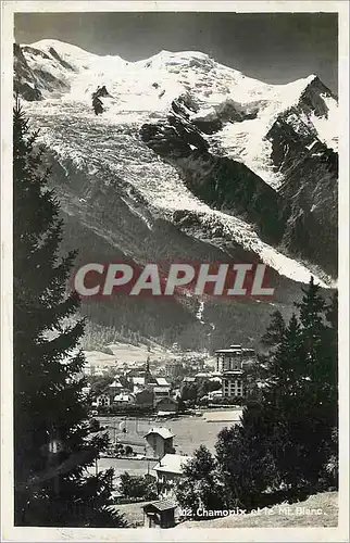 Cartes postales moderne Chamonix et le Mt Blanc