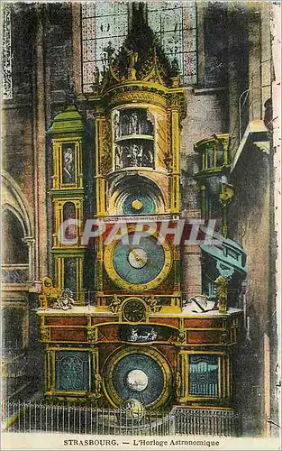 Cartes postales Strasbourg l'horloge astronimique