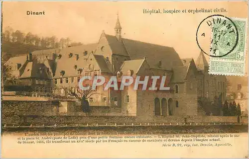 Cartes postales Dinant Hopital hospice et orphelinat Civils
