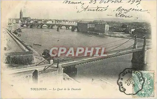 Ansichtskarte AK Toulouse le Quai de la Daurade
