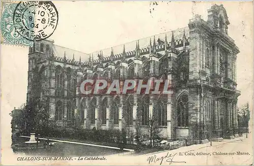 Cartes postales Chalons sur Marne la Cathedrale