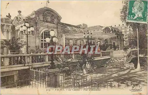 Cartes postales Vichy le Casino vue d'ensemble