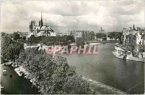 Cartes postales moderne Paris la Scene et Notre Dame