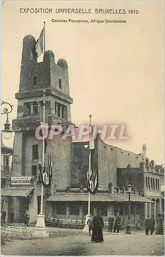 Cartes postales Exposition Universelle Bruxelles 1910 Afrique Occidentale