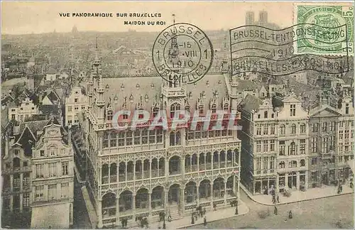 Cartes postales Vue panoramique sue Bruxelles Maison du Roi