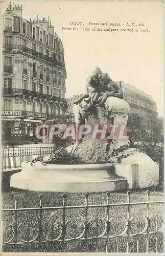 Ansichtskarte AK Dijon Fontaine Blondat