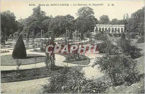 Ansichtskarte AK Bois de Boulogne La Roseraie de Bagatelle