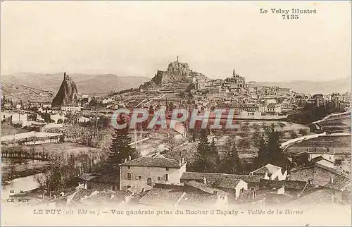 Cartes postales Le Puy Vue generale prise du Rocher d'Espaly