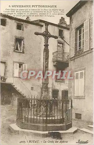 Cartes postales Royat La Croix des Apotres