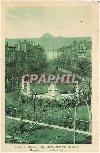 Cartes postales Clermont Ferrand Square Blaise Pascal