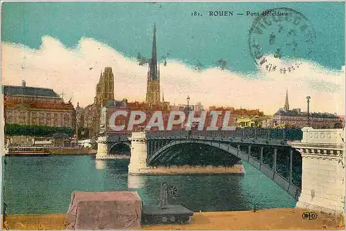 Cartes postales Rouen Pont Boieldieu