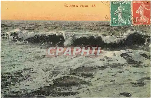 Cartes postales Effet de Vagues