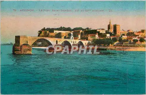 Cartes postales Avignon Le Pont Saint Benezet