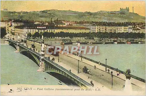 Ansichtskarte AK Lyon Pont Gallient anciennement pont du Midi