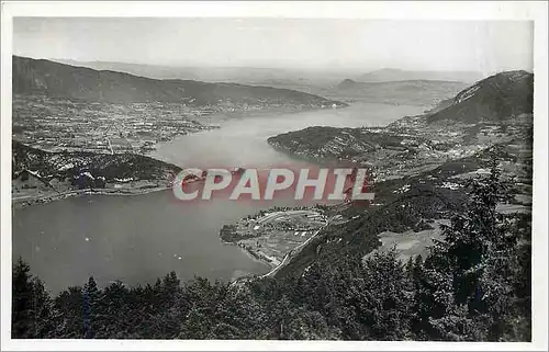 Cartes postales moderne Environs d'Annecy Le lac vu du Col de la Forclaz