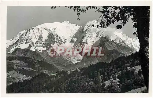 Cartes postales moderne Le Mont Blanc vu de la route Saint Gervais Megeve