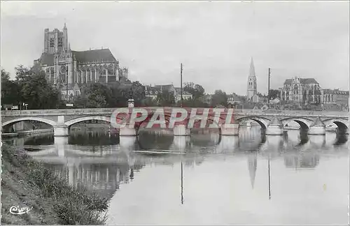 Cartes postales moderne Auxerre Yonne Le Pont Paul Bert
