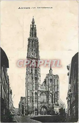 Cartes postales Anvers La Cathedrale