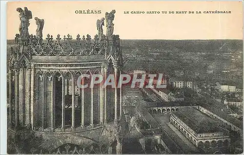 Cartes postales Orleans Le Campo Santo vu du Haut de la Cathedrale
