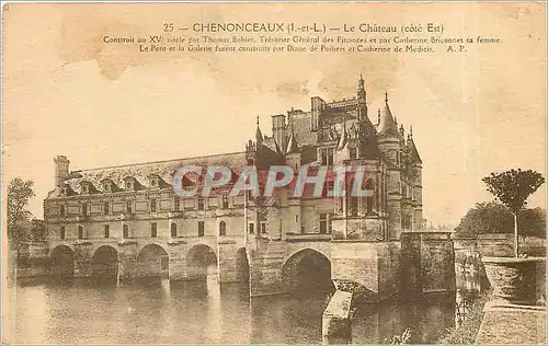 Ansichtskarte AK Chenonceaux Le Chateau cote Est