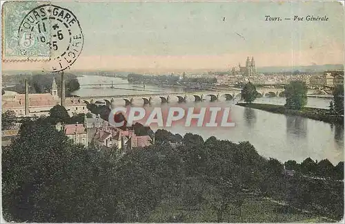 Cartes postales Tours Vue Generale