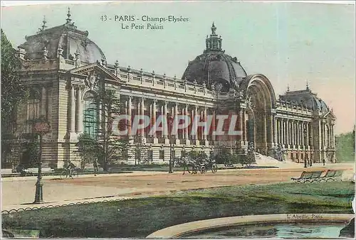 Cartes postales Paris Champs Elyseese Le Petit Palais