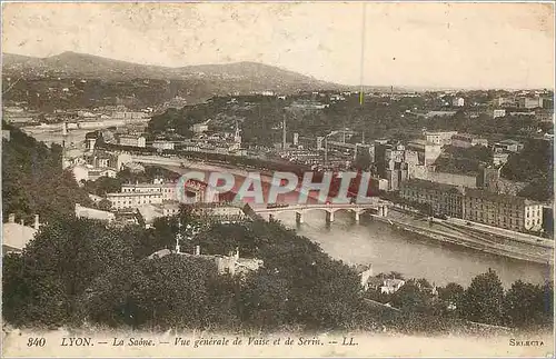 Cartes postales Lyon La Saone Vue generale de Vaise et de Serin