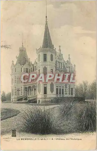 Cartes postales La Membrolle Chateau de l'Aubriere