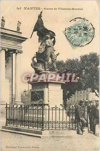 Cartes postales Nantes Statue de Villebois Mareuil
