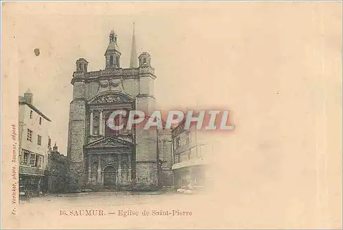 Cartes postales Saumur Eglise de Saint Pierre