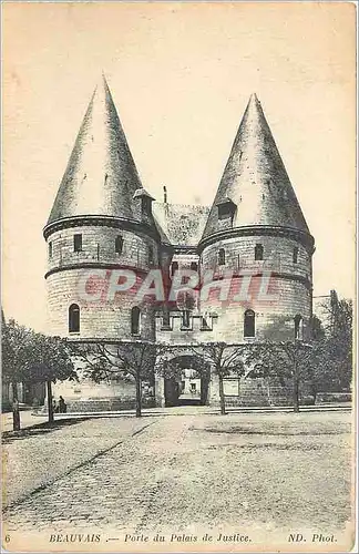 Ansichtskarte AK Beauvais Porte du Palais de Justice